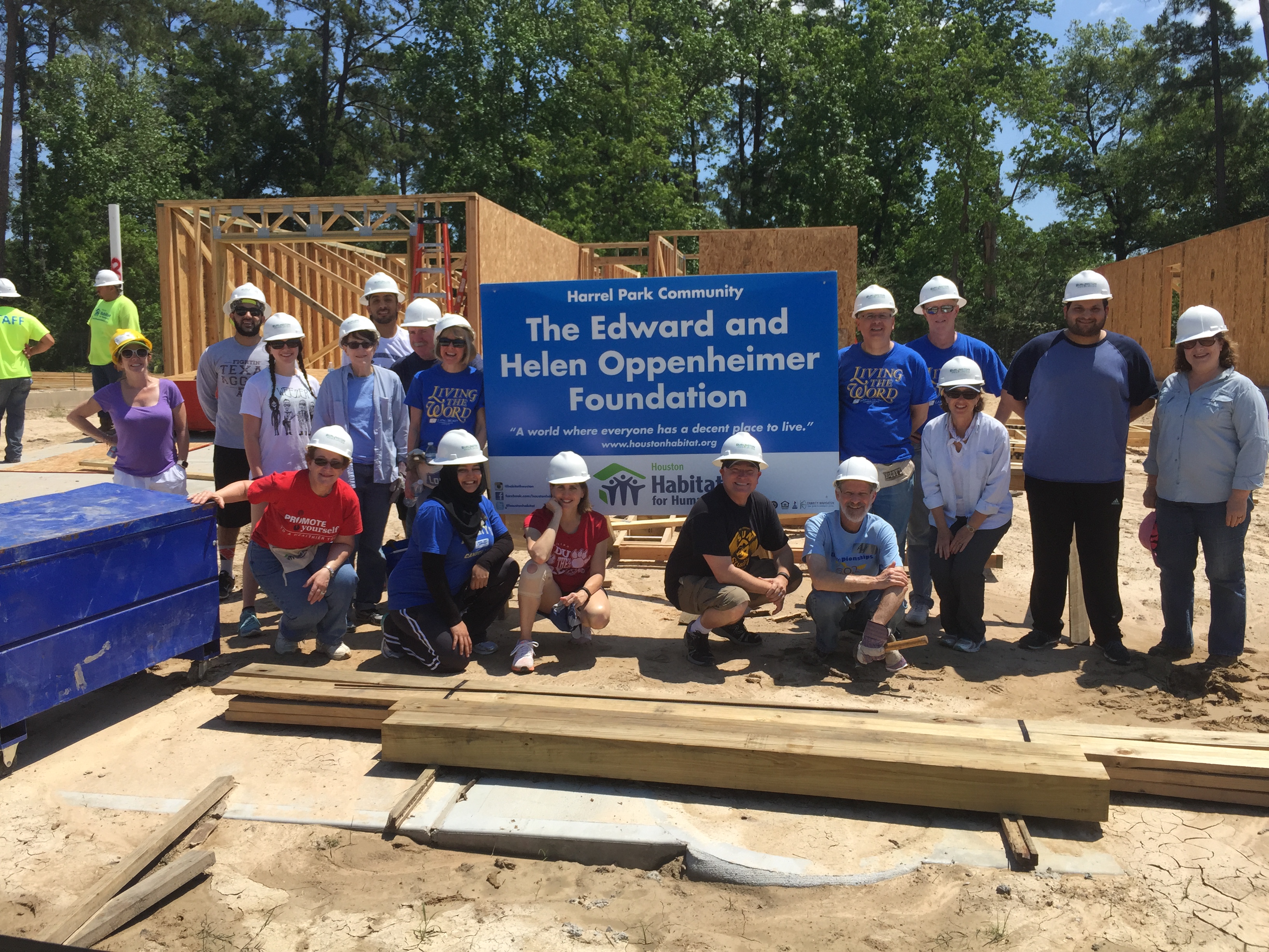 Social Action Project: Houston Habitat for Humanity - Saturday, June 3, 6:30am